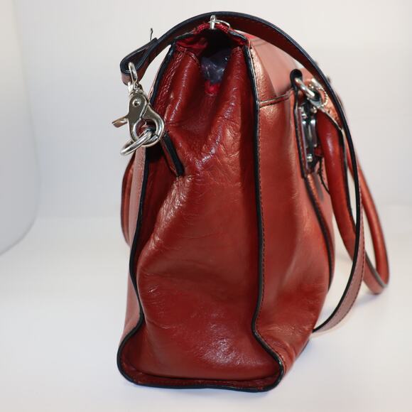 Wilsons Leather Red Shoulder/Briefcase Bag - Read description - Picture 4 of 12